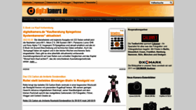 What Digitalkamera.de website looked like in 2022 (2 years ago)