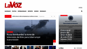 What Diariolavoz.net website looked like in 2022 (2 years ago)
