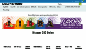 What Discovercbd.com website looked like in 2022 (2 years ago)