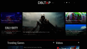 What Dbltap.com website looked like in 2022 (2 years ago)