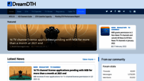 What Dreamdth.com website looked like in 2022 (2 years ago)