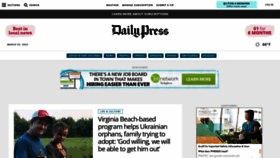 What Dailypress.com website looked like in 2022 (2 years ago)