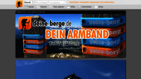 What Deine-berge.de website looked like in 2022 (2 years ago)