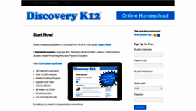 What Discoveryk12.com website looked like in 2022 (2 years ago)