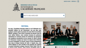 What Dictionnaire-academie.fr website looked like in 2022 (2 years ago)