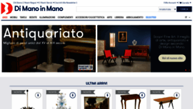 What Dimanoinmano.it website looked like in 2022 (2 years ago)