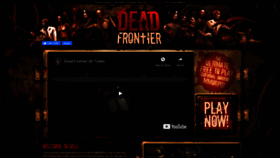 What Deadfrontier.com website looked like in 2022 (2 years ago)