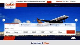 What Drukair.com.bt website looked like in 2022 (4 years ago)