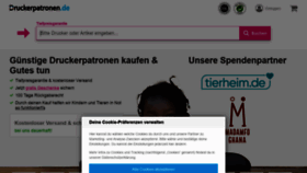 What Druckerpatronen.de website looked like in 2022 (2 years ago)