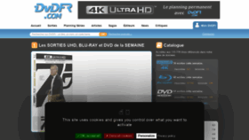 What Dvdfr.com website looked like in 2022 (2 years ago)