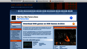 What Dosgamesarchive.com website looked like in 2022 (2 years ago)
