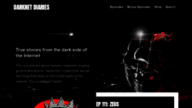 What Darknetdiaries.com website looked like in 2022 (2 years ago)