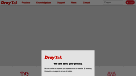 What Draytek.co.uk website looked like in 2022 (2 years ago)