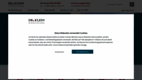 What Drklein.de website looked like in 2022 (2 years ago)