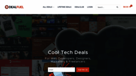 What Dealfuel.com website looked like in 2022 (2 years ago)