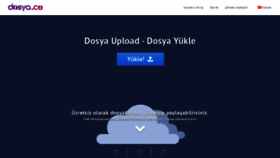 What Dosya.co website looked like in 2022 (2 years ago)