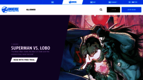 What Dcuniverse.com website looked like in 2022 (2 years ago)