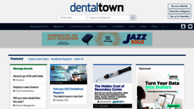 What Dentaltown.com website looked like in 2022 (2 years ago)