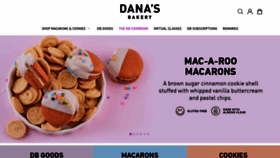 What Danasbakery.com website looked like in 2022 (2 years ago)
