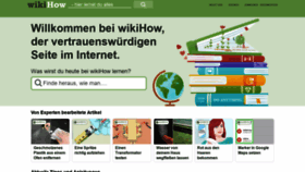 What De.wikihow.com website looked like in 2022 (2 years ago)