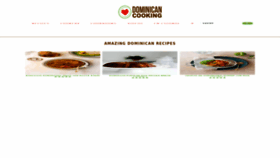 What Dominicancooking.com website looked like in 2022 (2 years ago)