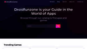 What Droidfunzone.com website looked like in 2022 (2 years ago)