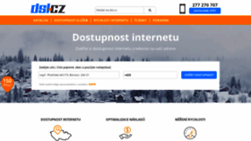 What Dsl.cz website looked like in 2022 (4 years ago)