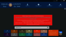 What Dallascounty.org website looked like in 2022 (2 years ago)