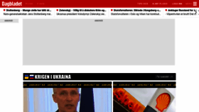 What Dagbladet.no website looked like in 2022 (2 years ago)