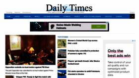 What Dailytimes.com.pk website looked like in 2022 (2 years ago)
