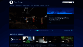 What Daserste.de website looked like in 2022 (3 years ago)