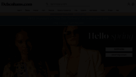 What Debenhams.com website looked like in 2022 (2 years ago)