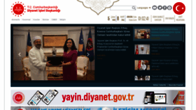 What Diyanet.gov.tr website looked like in 2022 (2 years ago)