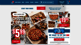 What Dominos.com website looked like in 2022 (2 years ago)