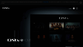 What Dstv.com website looked like in 2022 (2 years ago)