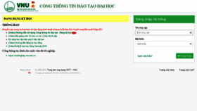 What Dangkyhoc.vnu.edu.vn website looked like in 2022 (2 years ago)