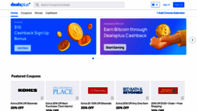 What Dealsplus.com website looked like in 2022 (2 years ago)
