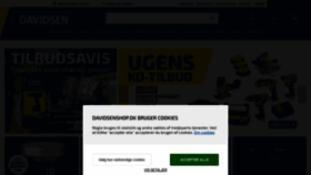 What Davidsenshop.dk website looked like in 2022 (2 years ago)
