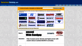 What Datasheetcatalog.net website looked like in 2022 (3 years ago)