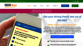 What Drivingtheory4all.co.uk website looked like in 2022 (2 years ago)