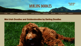 What Darling-doodles.com website looked like in 2022 (2 years ago)