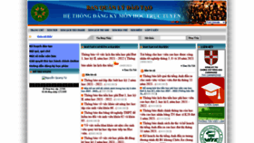 What Daotao.vnua.edu.vn website looked like in 2022 (2 years ago)