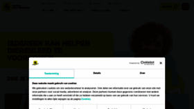 What Dierenbescherming.nl website looked like in 2022 (2 years ago)
