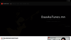 What Daavkatunes.mn website looked like in 2022 (2 years ago)