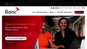 What Developmentbank.wales website looked like in 2022 (2 years ago)
