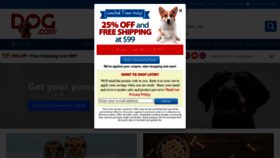 What Dog.com website looked like in 2022 (2 years ago)