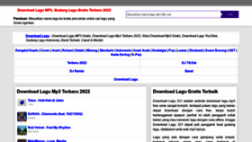 What Downloadlagu321.live website looked like in 2022 (2 years ago)