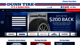 What Dunntire.com website looked like in 2022 (2 years ago)