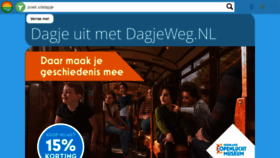 What Dagjeweg.nl website looked like in 2022 (2 years ago)