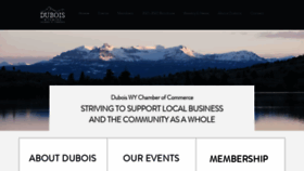 What Duboiswyomingchamber.org website looked like in 2022 (2 years ago)